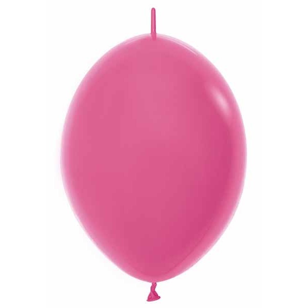 Sempertex Fuchsia 12-Inch Link-O-Loons Latex Balloons, 25 Count