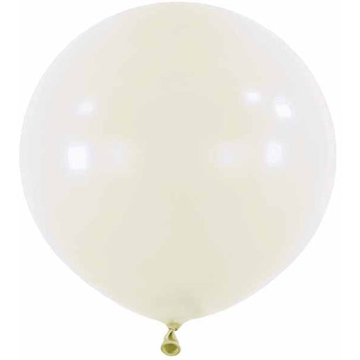 Anagram Frosty White 24 Inch Latex Balloons, 4 Pack