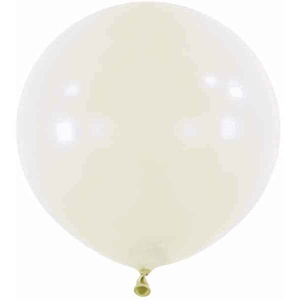 Anagram Frosty White 24 Inch Latex Balloons, 4 Pack