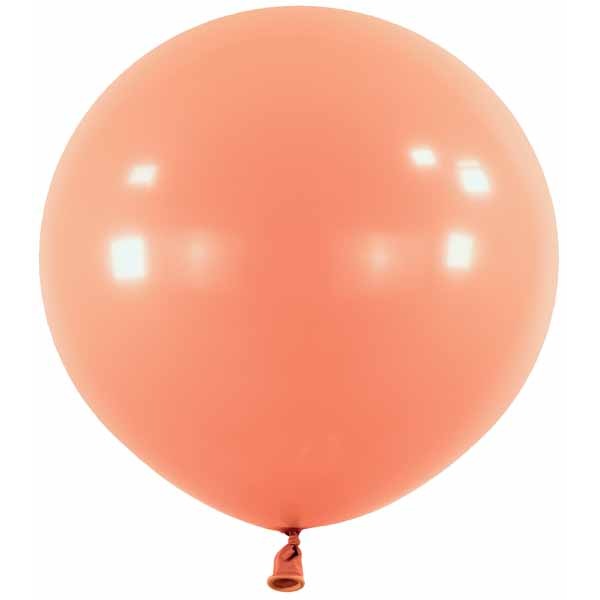 Fashion Coral 24-Inch Latex Balloons, 4-Pack