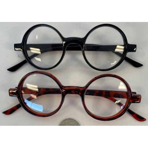 CLEAR LENS TORTOISE & BLACK FRAMES /DZ