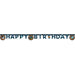 Rocket Space Happy Birthday Paper Die-Cut Banner