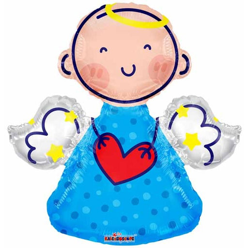 Blue Angel 36 Inch Shaped Foil Balloon