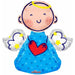 Blue Angel 36 Inch Shaped Foil Balloon