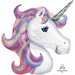 Anagram Pastel Unicorn 33-Inch Foil Balloon