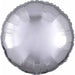 Metallic Silver 18 Inch Round Foil Balloon