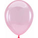 Anagram Crystal Clearz Pink 11-Inch Latex Balloons, 100 Count