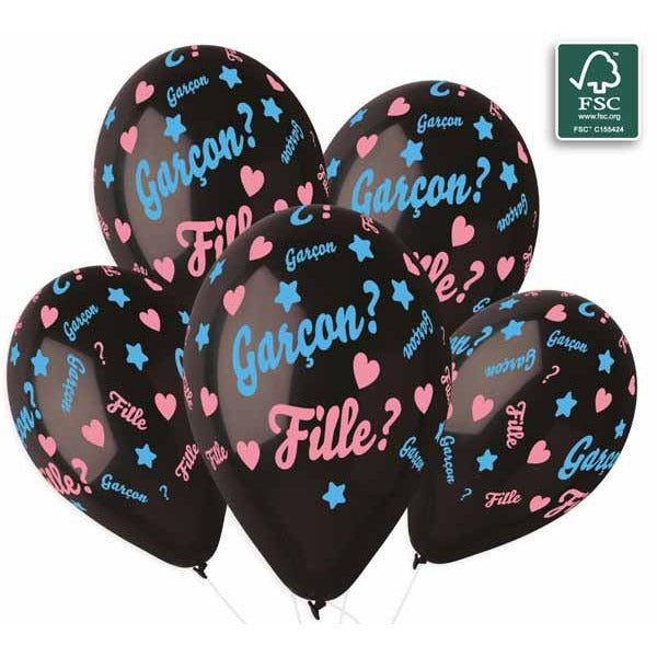 Gemar 13-Inch Garçon/Fille Balloons, 50 Count