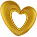 Prima 40" Gold Open Heart Foil Balloon