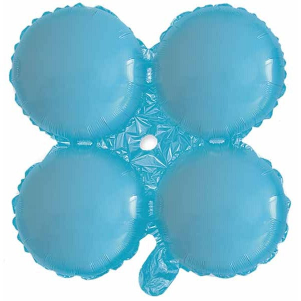 12-Inch Pastel Blue Quad Arch Foil Balloon