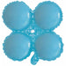12-Inch Pastel Blue Quad Arch Foil Balloon