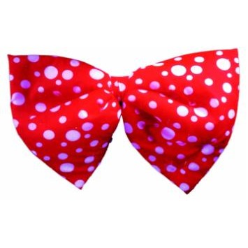 Jumbo Satin Foam Clown Bow Tie