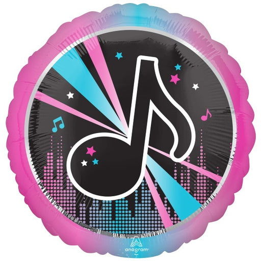 Internet Famous Music Note Foil Balloon, 28 Inch