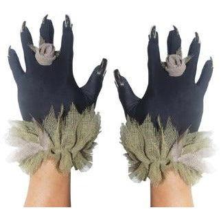 Green Witch Glove with Flower Ring