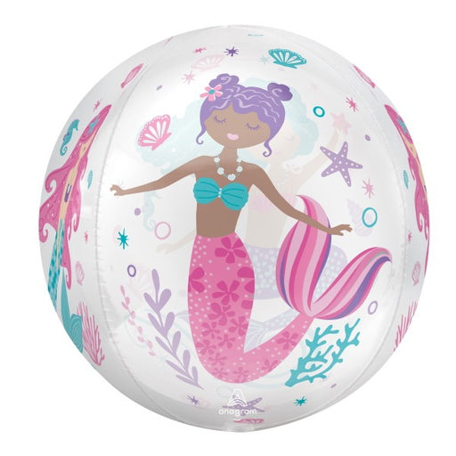 Shimmering Mermaids Orbz Foil Balloon