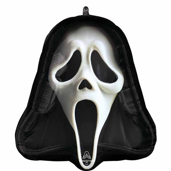 Scream Ghost Face 20-Inch Shaped Foil Balloon