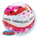 Qualatex Valentine's Heart Waves 22" Bubble Balloon