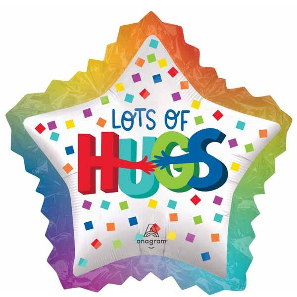 Lots of Hugs 34-Inch Shaped Foil Balloon
