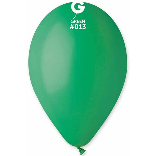 Gemar 12-Inch Green #013 Latex Balloons, 50 Count
