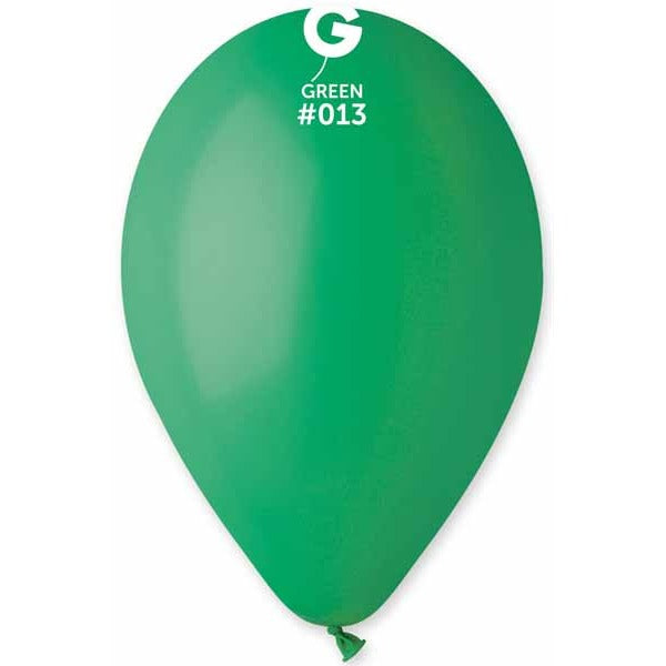 Gemar 12-Inch Green #013 Latex Balloons, 50 Count