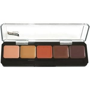 Graftobian HD Glamour Crème Highlight & Contour Palette, Dark