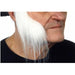 White Costume Sideburns, 7 cm x 21 cm