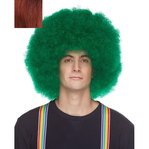 Auburn Afro Costume Wig