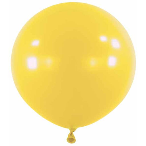 Anagram Mustard Yellow 24-Inch Latex Balloons, 4 Count