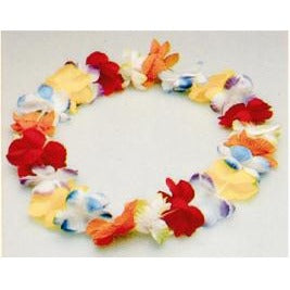 36 Inch Pastel Silk Flower Lei