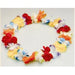 36 Inch Pastel Silk Flower Lei