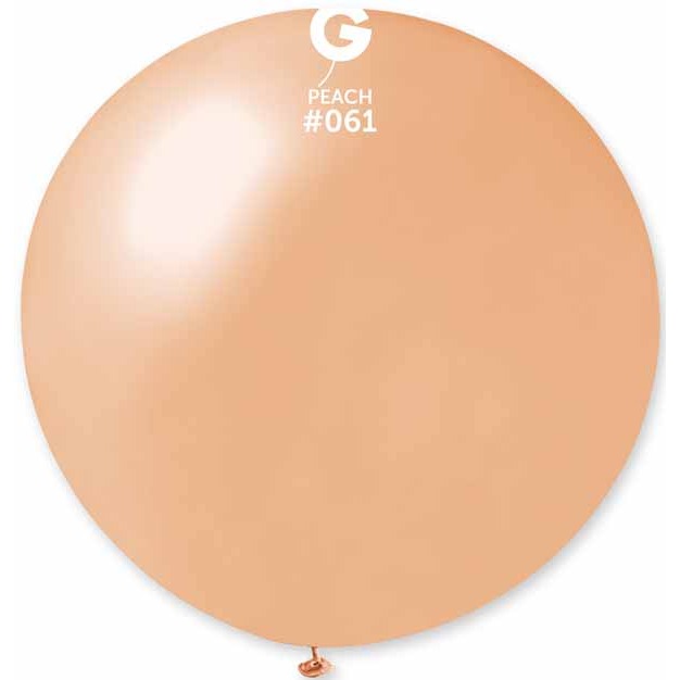 Gemar 31" Metallic Peach Latex Balloon #061, 1 Count
