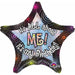 All About Me Birthday Jumbo Holographic Foil Balloon