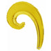 14" Gold Kurly Wave Foil Balloon