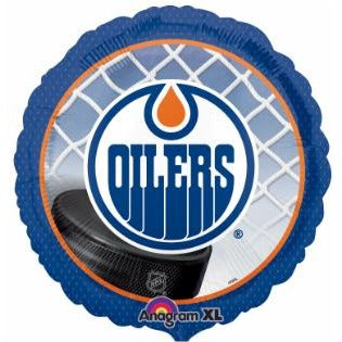 Edmonton Oilers 18 Inch Round Foil Balloon