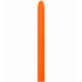 Sempertex Orange 160 Latex Twisting Balloons, 50 Count