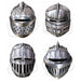 Medieval Knight Masks, 4 Pack