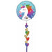 Rainbow Unicorn AirWalker Foil Balloon, 67 Inch