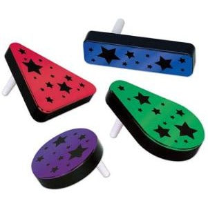 Assorted Color Metallic Plastic Noisemakers, 20 Count