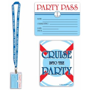 Cruise Ship Party Pass, 25 Inch