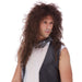 Brown Heavy Metal Costume Wig
