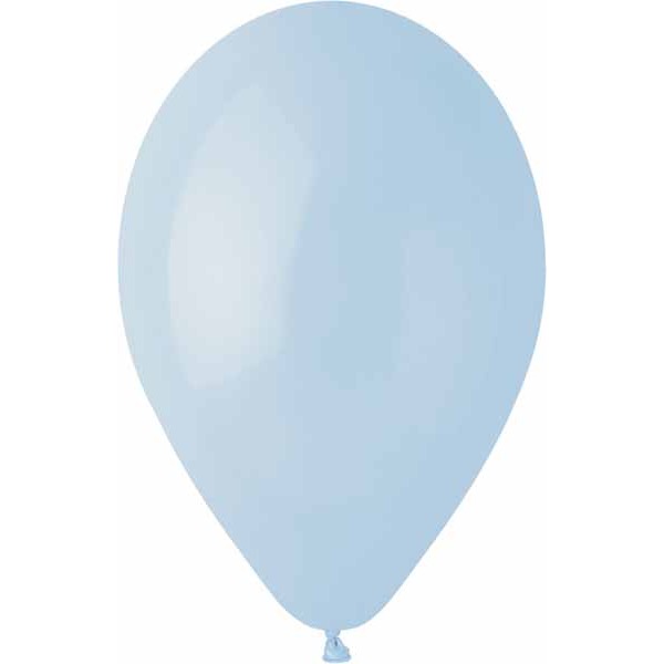 Gemar 12" Powder Blue Latex Balloons, 50 Count