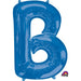 34-Inch Blue Letter B Balloon