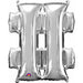 Giant Silver Hashtag Foil Balloon, 33 Inch