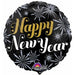 NEW YEAR PIZAZZ 18" HOLO RND S55 PKG
