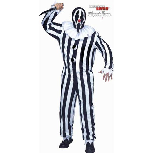 Déguisement de clown Ghost Face pour adulte, taille standard