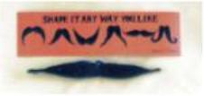 6-Way Shapeable Costume Moustache