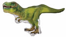 Lime Tyrannosaur Mini Foil Balloon, 10 Inch