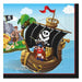 Island Pirates 2-Ply Luncheon Napkins, 20 Count