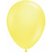 TUFTEX 11-Inch Pearl Yellow Latex Balloons, 100 Count