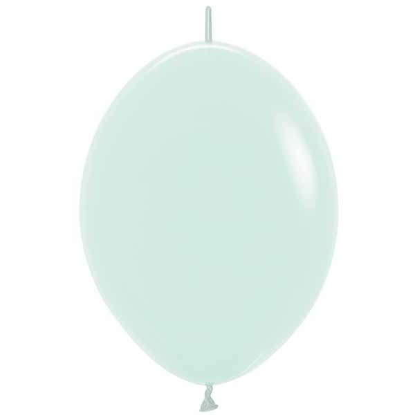 Sempertex Matte Green 12-Inch Linking Latex Balloons, 25 Pack